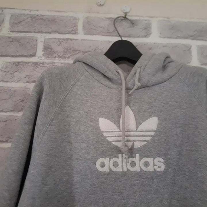 [BUNJANG] Adidas Grey Hoodie L / 아디다스 그레이 후드티L/알뜰한여우