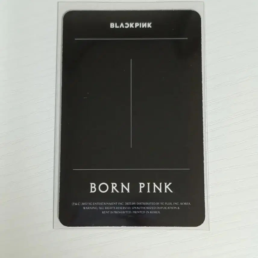 [BUNJANG] 블랙핑크 지수 본핑크 포카 / 블랙핑크 지수 본핑크 포카