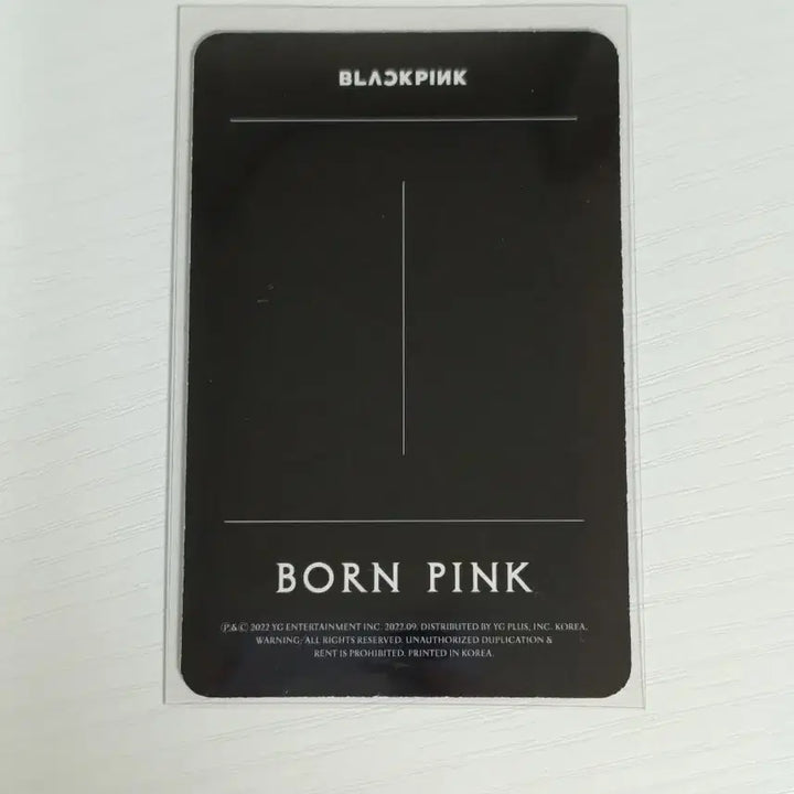 [BUNJANG] 블랙핑크 지수 본핑크 포카 / 블랙핑크 지수 본핑크 포카