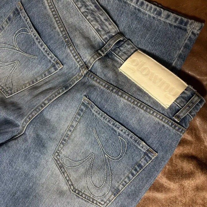 [BUNJANG] Glowny 93 Mid-Rise Loose Fit Jeans Blue / 글로니 93 미드라이즈 루즈핏 진 블루