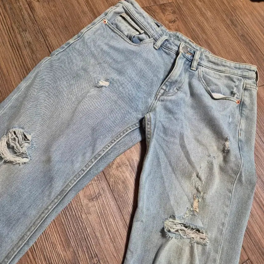 [BUNJANG] Calvin Klein Slim Straight Distressed Denim Pants / (28~29) CK  캘빈클라인 슬림스트레이트 디스 데님팬츠