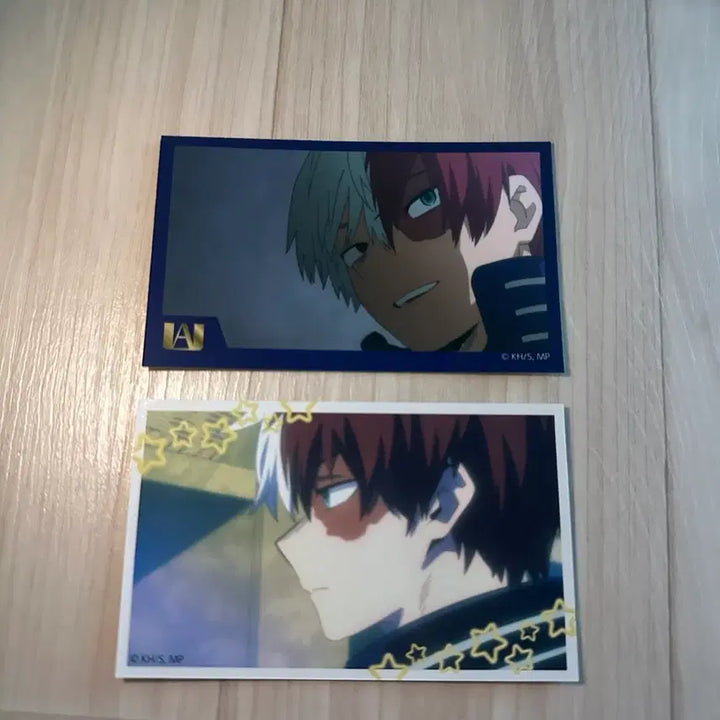 [BUNJANG] My Hero Academia Original Art Exhibition Todoroki Acrylic Keychain &amp; Open School Sticker Set / 나히아 원화전 토도로키 아크릴 키홀더 및 오픈스쿨 스티커 팝니다.