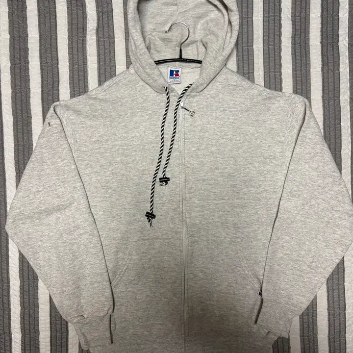 [BUNJANG] Russell 70s Vintage Hoodie Gray L / 70s 빈티지 러셀 후드 집업 그레이 L 박스핏