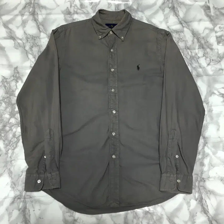 [BUNJANG] Polo Ralph Lauren Oxford Shirt Grey / 폴로 랄프로렌 옥스퍼드 셔츠 그레이