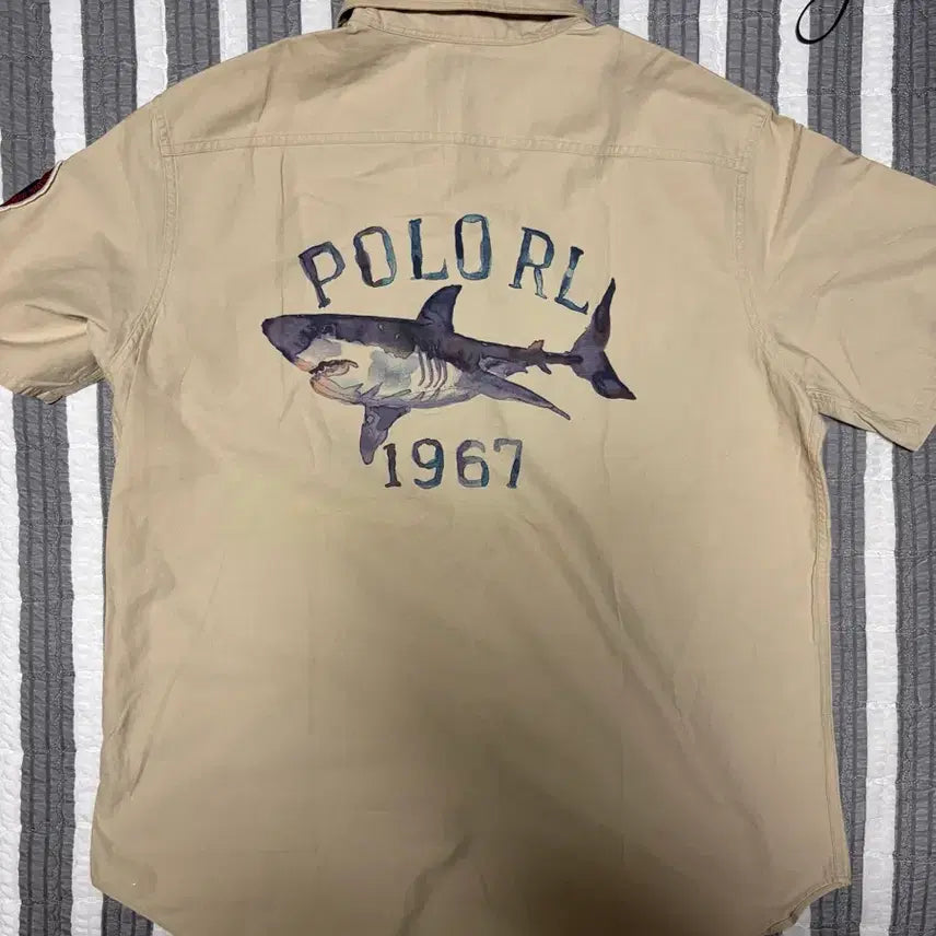 [SOLD OUT] 90s 빈티지 폴로 랄프로렌 OCEAN CAMP 피싱 반팔 셔츠