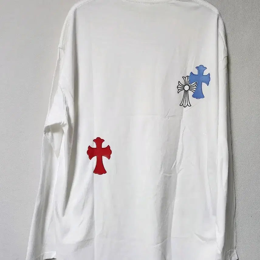 [BUNJANG] Cross Print Long Sleeve T-Shirt / 십자가긴팔티셔츠