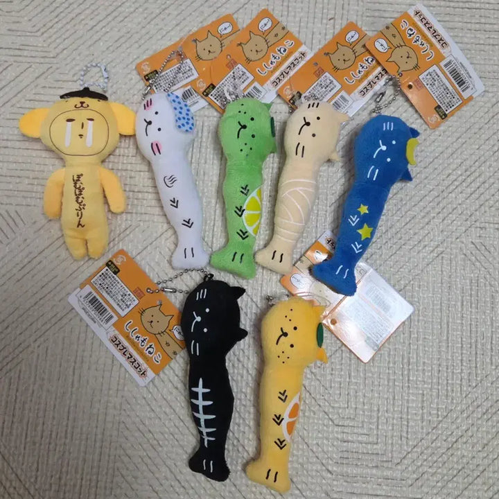 [SOLD OUT] 시샤모네코 고양이 유키오 인형키링 새상품 6종