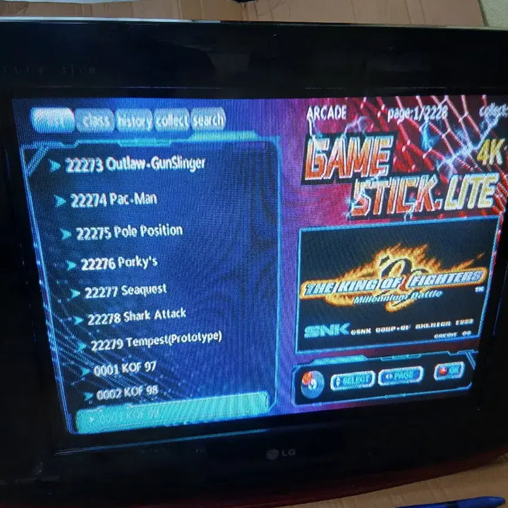[SOLD OUT] LG울트라슬림 브라운관tv &amp; 22,000게임내장 게임기세트 무선조정기