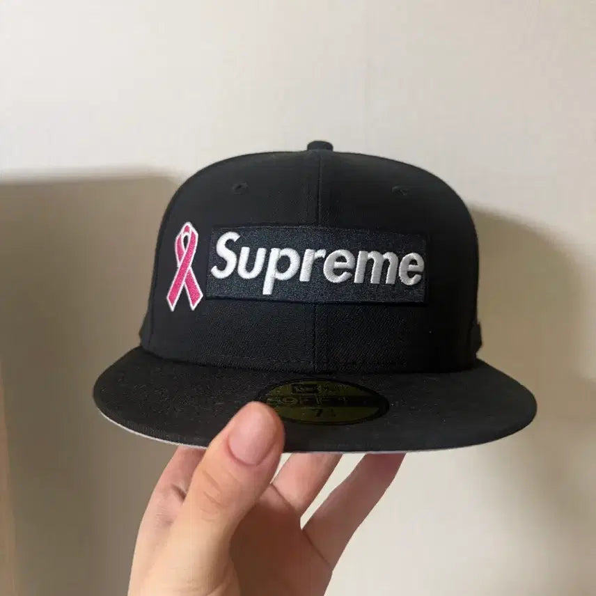 [BUNJANG] Supreme New Era 59FIFTY Cap Black / 슈프림 뉴에라 블랙 59fifty 캡모자 리본