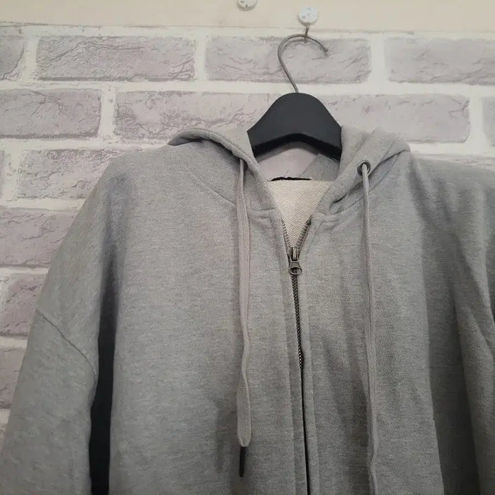 [BUNJANG] X-Container Gray Hooded Zip-Up Jumper / 엑스컨테이너 그레이 후드집업점퍼L/알뜰한여우