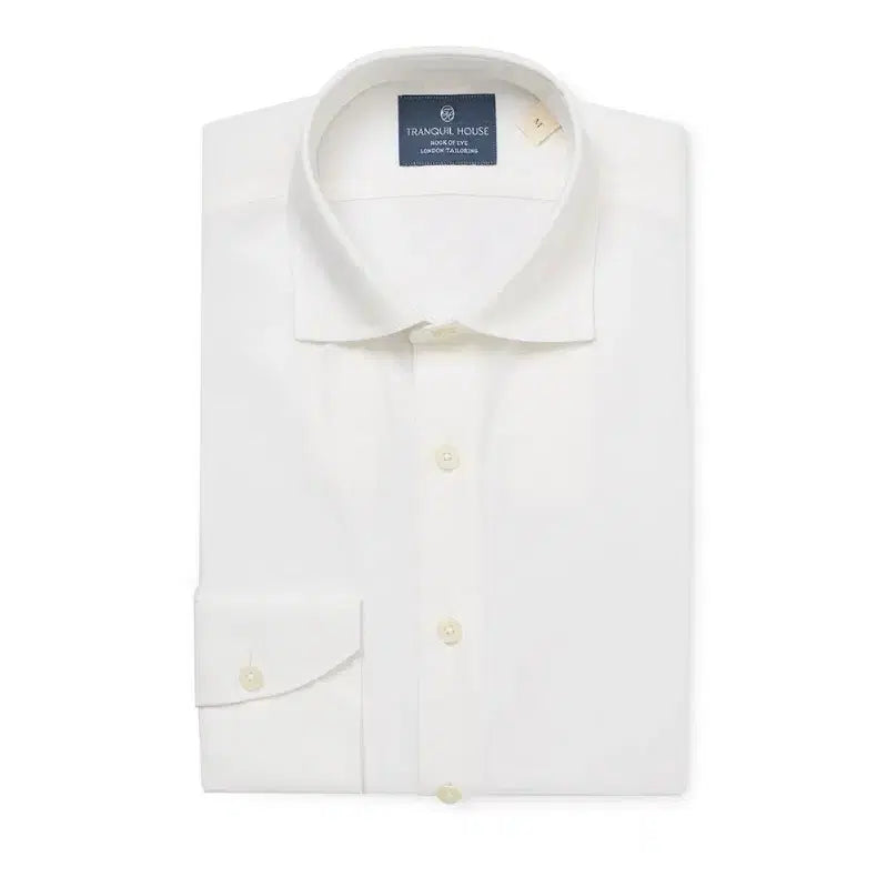[BUNJANG] Tranquil House Simple Shirt White / [인하] 트란퀼하우스 심플 셔츠 화이트