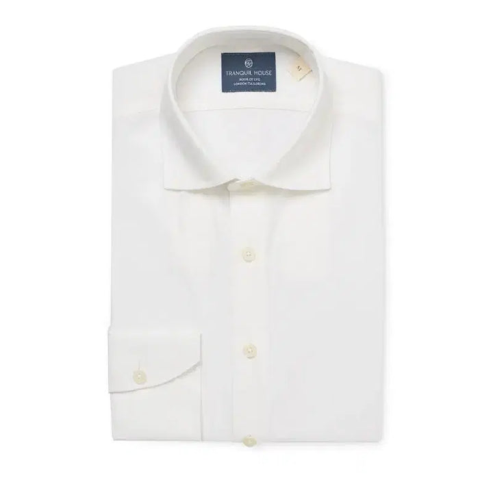 [BUNJANG] Tranquil House Simple Shirt White / [인하] 트란퀼하우스 심플 셔츠 화이트