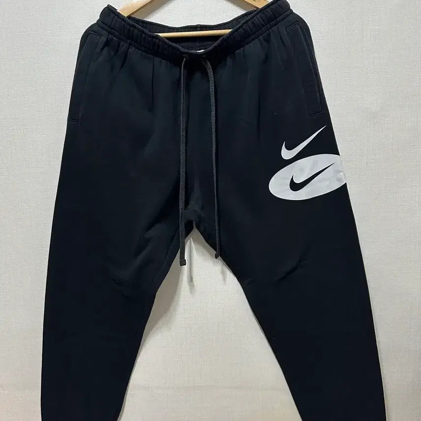 [BUNJANG] Nike Big Swoosh Jogger Pants XL Black / 나이키 조거팬츠 XL