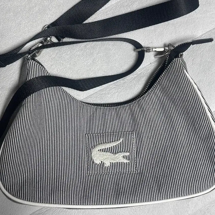[BUNJANG] Lacoste Genuine Vintage Custom Crossbody/Hobo/Shoulder Bag / 라코스테 정품 빈티지 커스텀 크로스백/호보백/숄더백
