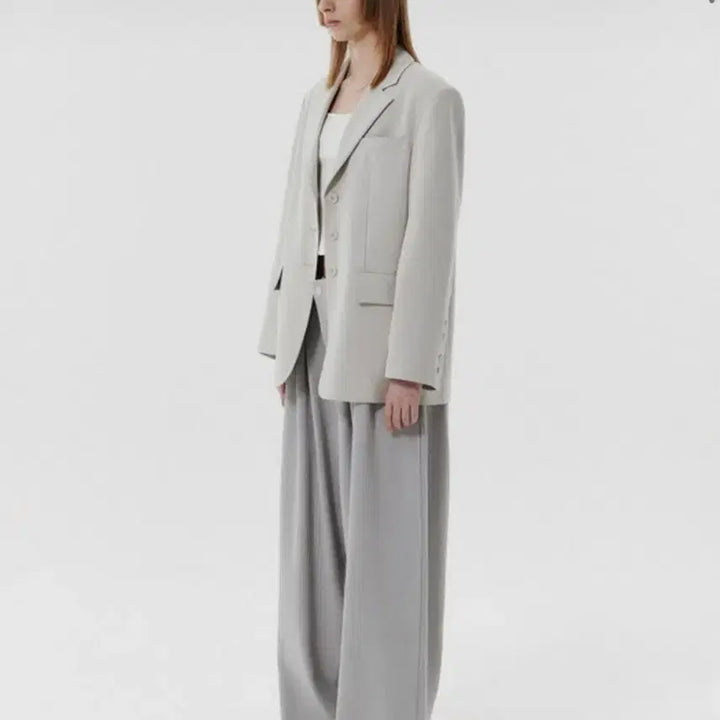 [BUNJANG] Theilma Keller Back Open Jacket Light Mint / 더일마 라이트민트 백오픈 자켓