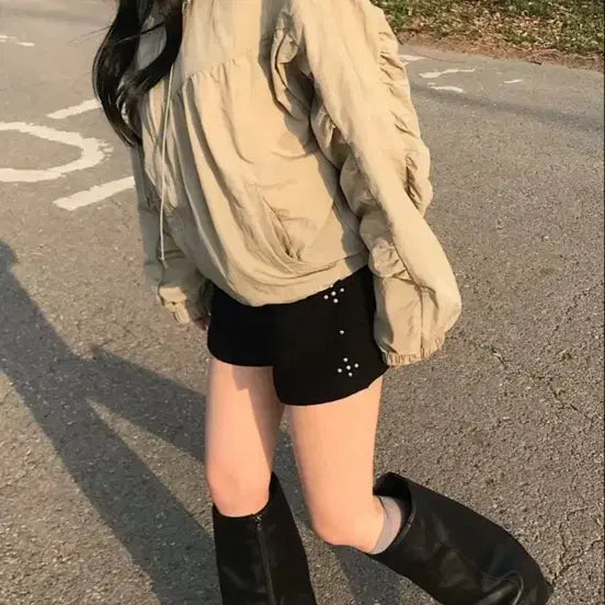 [BUNJANG] Windbreaker Top and Shorts Set / 바람막이 반바지 코디 세트로 판매합니다.
