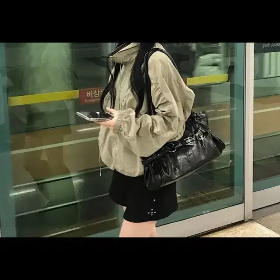 [BUNJANG] Windbreaker Top and Shorts Set / 바람막이 반바지 코디 세트로 판매합니다.