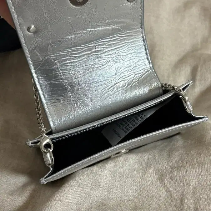 [BUNJANG] Matinkim Eco Dean Mini Bag - Silver / (무배) 마뗑킴 이코디언 미니백 실버