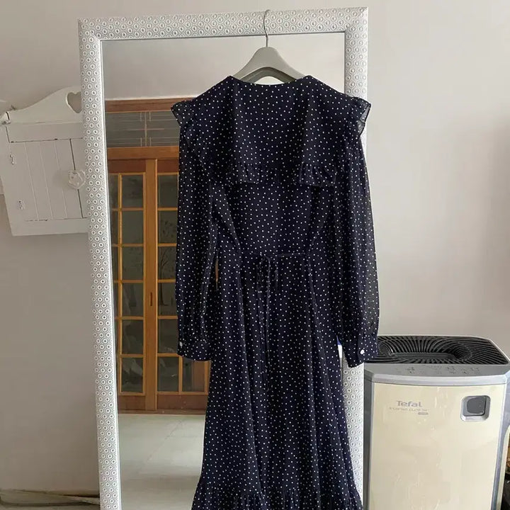 [SOLD OUT] 66 벰버 도트 롱롱 원피스.