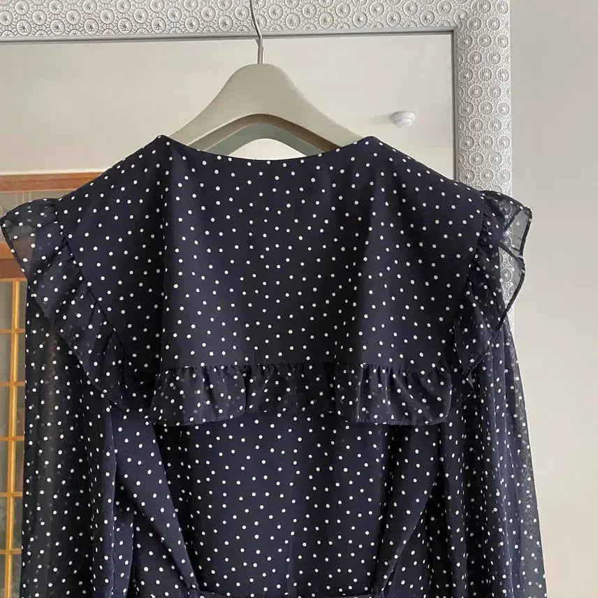 [SOLD OUT] 66 벰버 도트 롱롱 원피스.