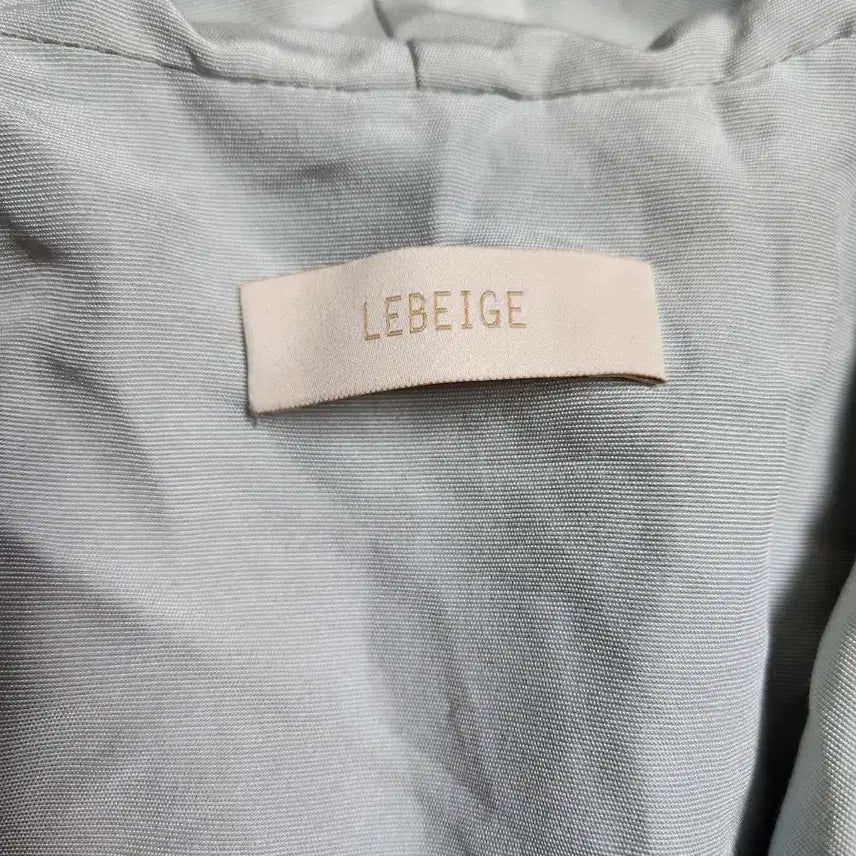 [BUNJANG] LEBEIGE Hooded Long Coat Mint Gray / 르베이지후드 롱 코트 민트그레이