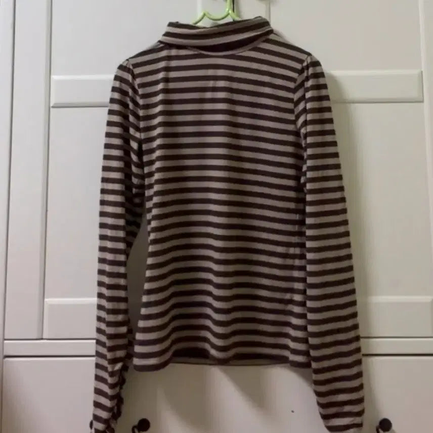 [BUNJANG] Mori Girl Turtleneck Layered Tee / 모리걸 목폴라 레이어드 티