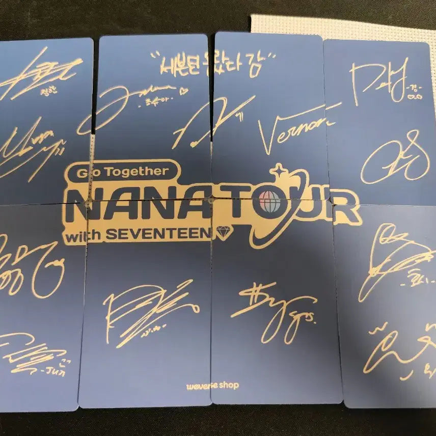 [SOLD OUT] 세븐틴 Nanatour 포토카드 9장