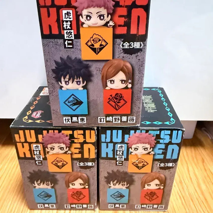 [BUNJANG] Jujutsu Kaisen 1st Grade Hikkake Figure Bundle Set / (미개봉,현물)주술회전 1학년 힛카게 세트 일괄 노바라,메구미,유지 고죠