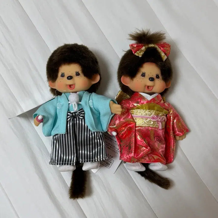 [BUNJANG] Monchhichi Kimono Couple Set / 몬치치 기모노 커플세트