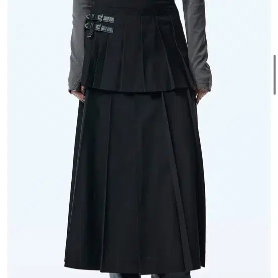 [BUNJANG] Triming Bird Tiered Pleated Skirt / 트리밍버드 스커트 치마 Tiered Pleated Skirt