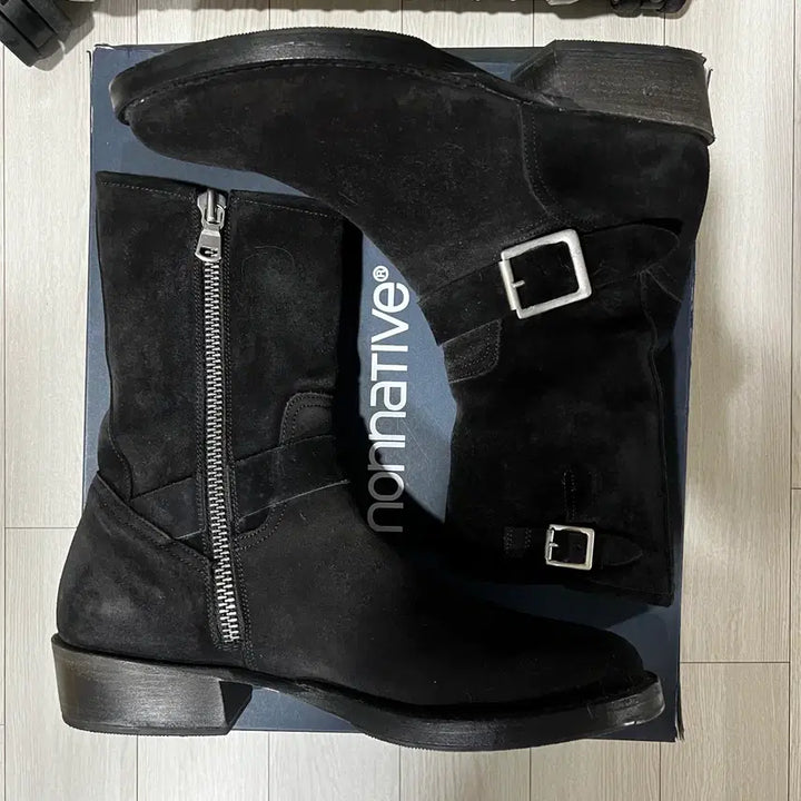 [BUNJANG] Nonnative x Rags McGreggor Biker Zip-Up Boots Size 41 / nonnative x rags mcgregor 바이커 짚업 부츠 41