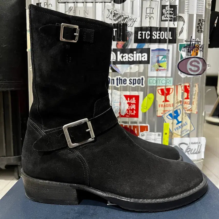 [BUNJANG] Nonnative x Rags McGreggor Biker Zip-Up Boots Size 41 / nonnative x rags mcgregor 바이커 짚업 부츠 41