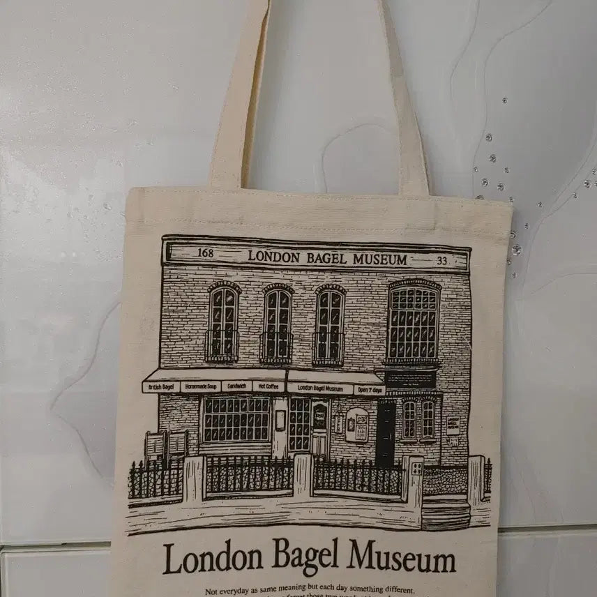 [BUNJANG] London Bagel Museum Eco Bag (Size S) / 런던 베이글 뮤지엄 에코백