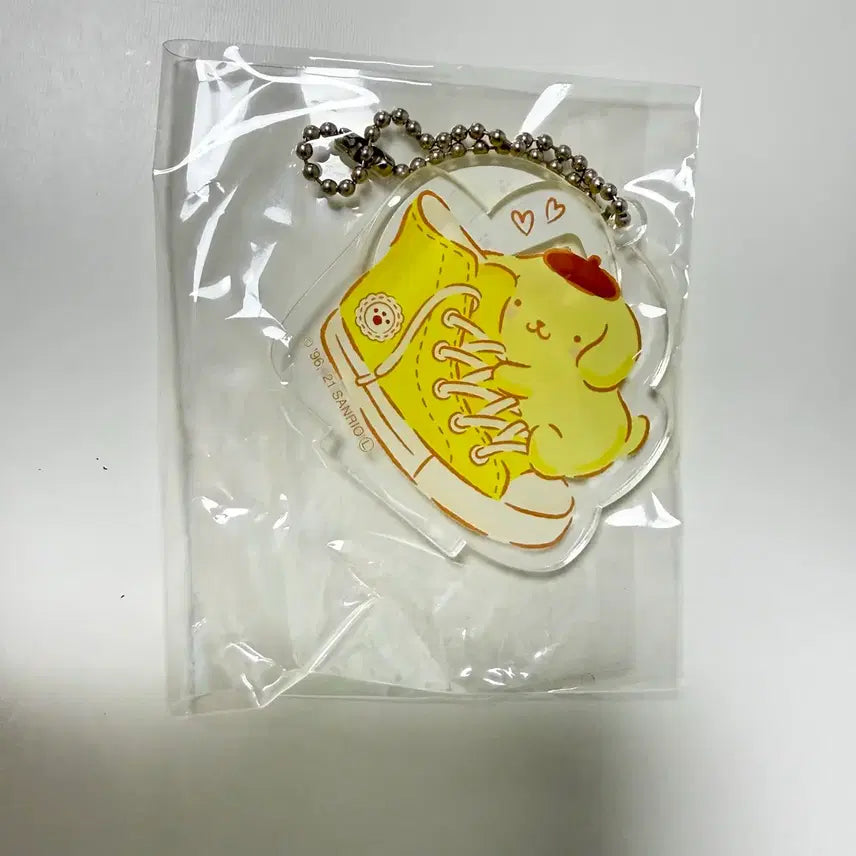 [BUNJANG] Sanrio Pompompurin Sneaker Stand Keyring / 한정) 산리오정품 폼폼푸린 운동화 스탠드키링