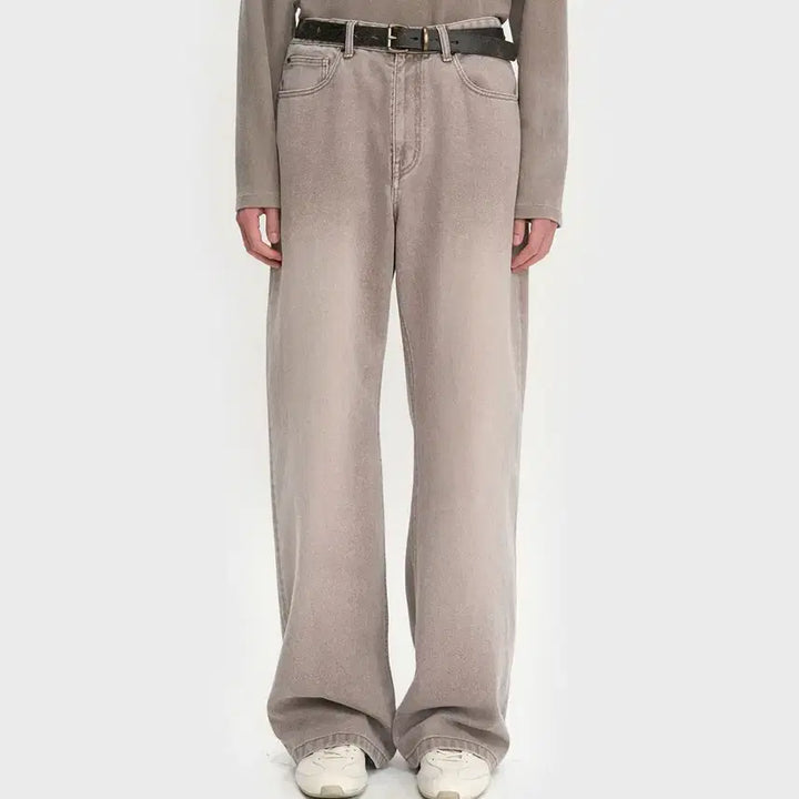 [BUNJANG] Bellie True Wide Vintage Beige Jeans / 벨리에 트루와이드 빈티지베이지 28/32
