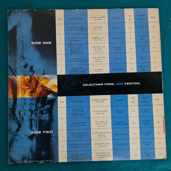[BUNJANG] Warner Bros. Jazz Festival Japanese Edition Vinyl Record / 재즈 페스티벌 Warner Bros 바이닐 레코드