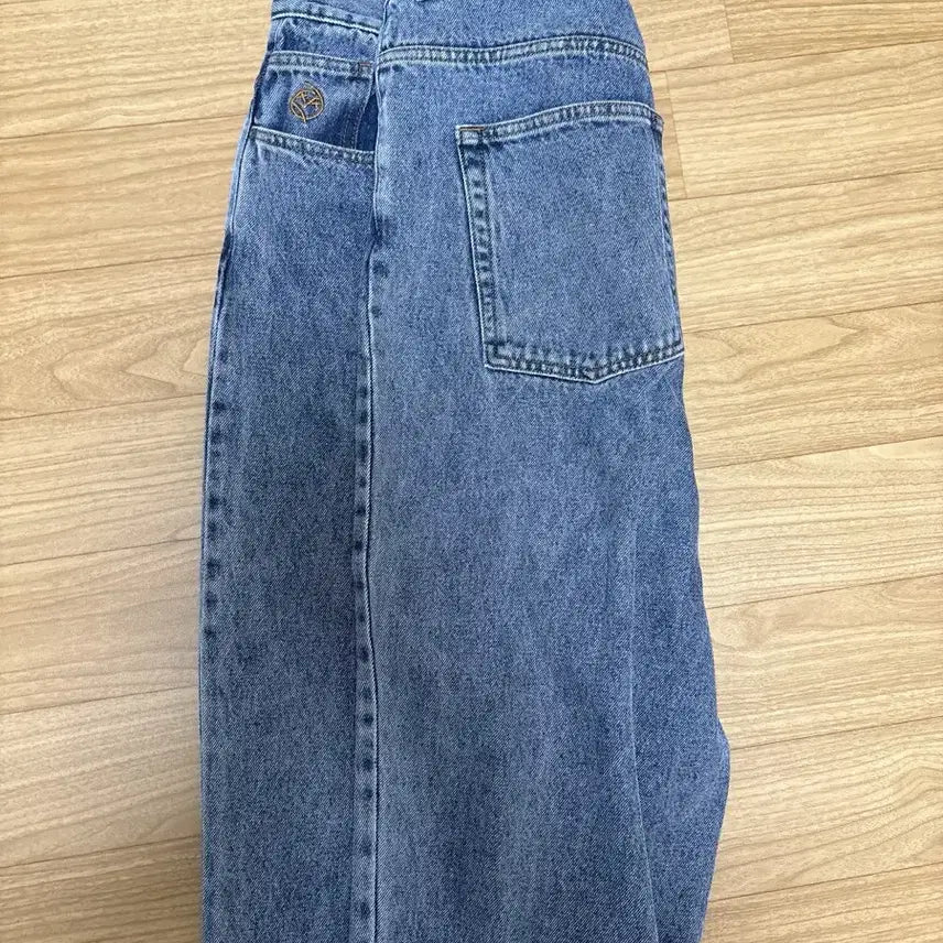 [BUNJANG] Polar skate Big Boy Heavy Washed Blue Jeans L / 폴라스케이트 빅보이 L 헤비워시드블루