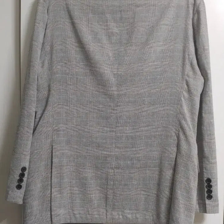 [SOLD OUT] 송지오옴므  린넨 체크 블레이저 자켓 105 (100추천)