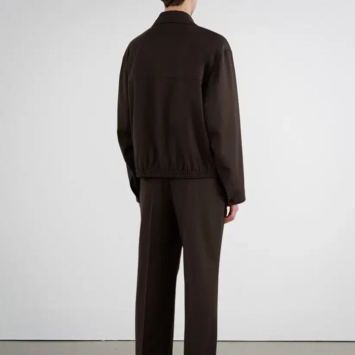 [BUNJANG] Insilence Pointed Collar Wool Setup (Jacket &amp; Pants) / 인사일런스 포인티드 칼라 울 셋업 M, S