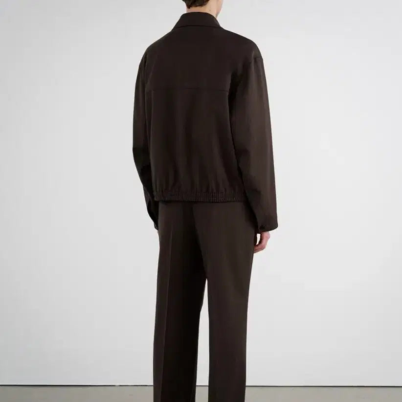 [BUNJANG] Insilence Pointed Collar Wool Setup (Jacket &amp; Pants) / 인사일런스 포인티드 칼라 울 셋업 M, S
