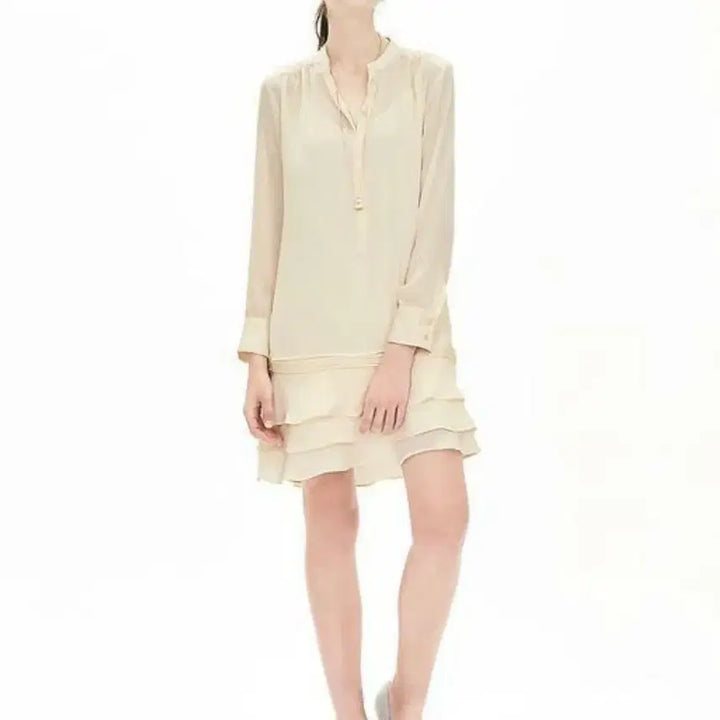 [BUNJANG] Banana Republic Ivory Shirt Dress / 바나나리퍼블릭 셔츠드레스