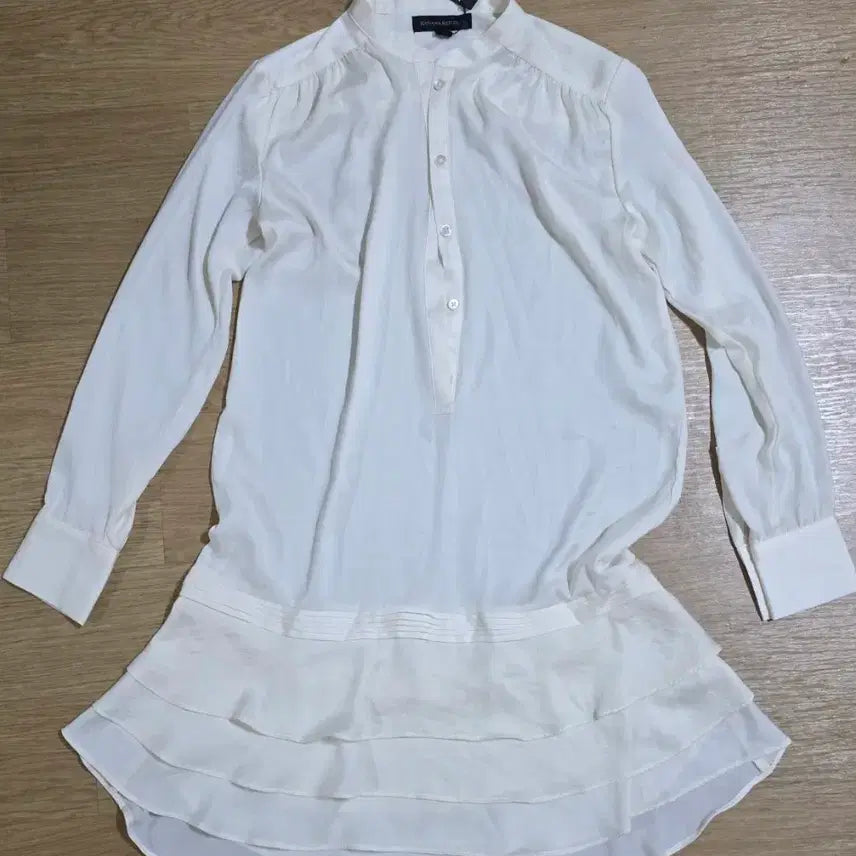 [BUNJANG] Banana Republic Ivory Shirt Dress / 바나나리퍼블릭 셔츠드레스