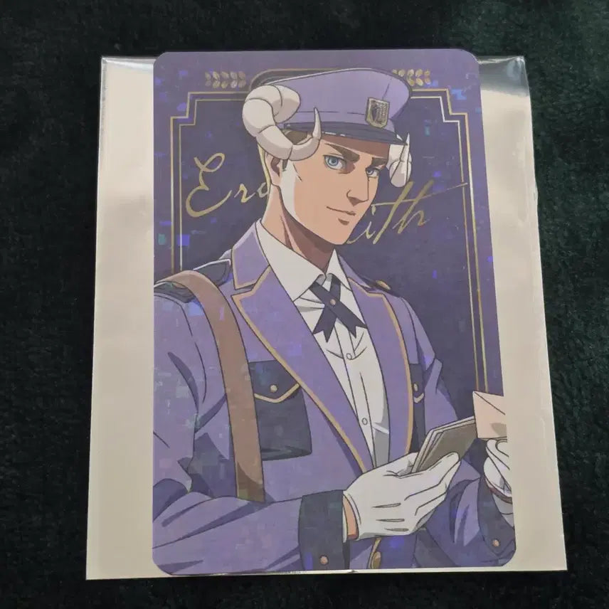 [BUNJANG] Attack on Titan Erwin Otodokemenu Photocard / 진격의거인 엘빈 오토도케메루 포토 카드