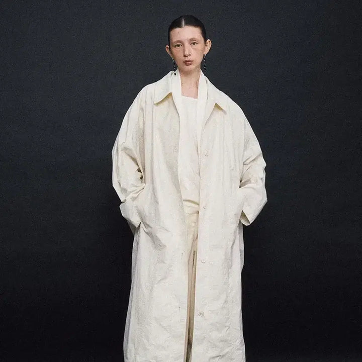 [BUNJANG] ETHOS Light Cocoon Trench Coat / ETHOS 에토스 라이트 코쿤 트렌치 코트 새제품