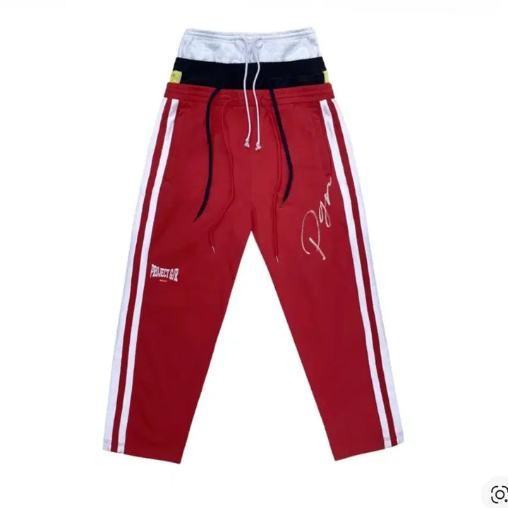 [BUNJANG] Project GR Layered Track Pants Red / [2]프로젝트 GR 3 레이어드 트랙 팬츠 레드