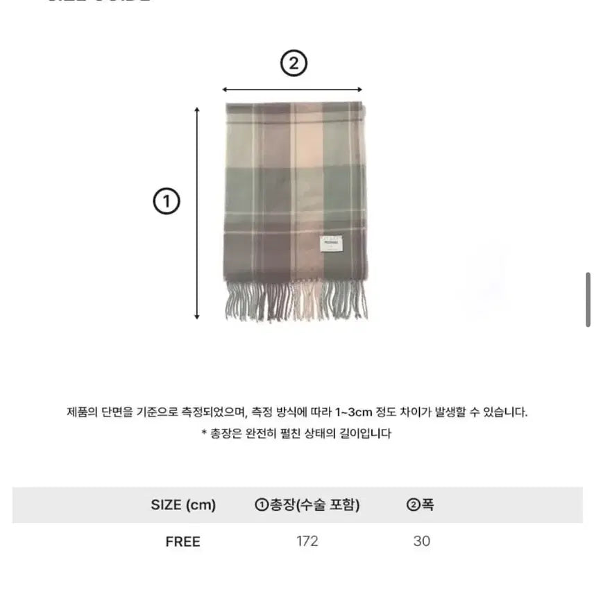 [BUNJANG] PieceMaker Check Blend Scarf Black / 새상품) 피스메이커 체크 블렌드 머플러 목도리 블랙