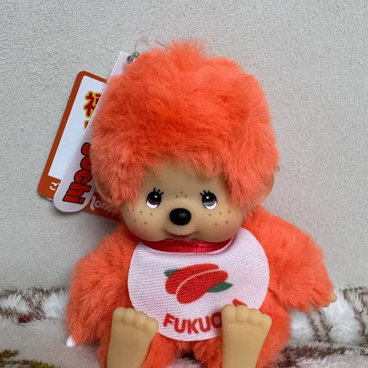 [BUNJANG] Monchhichi Mentaiko Fukuoka Keychain / 몬치치 명란 후쿠오카 키링