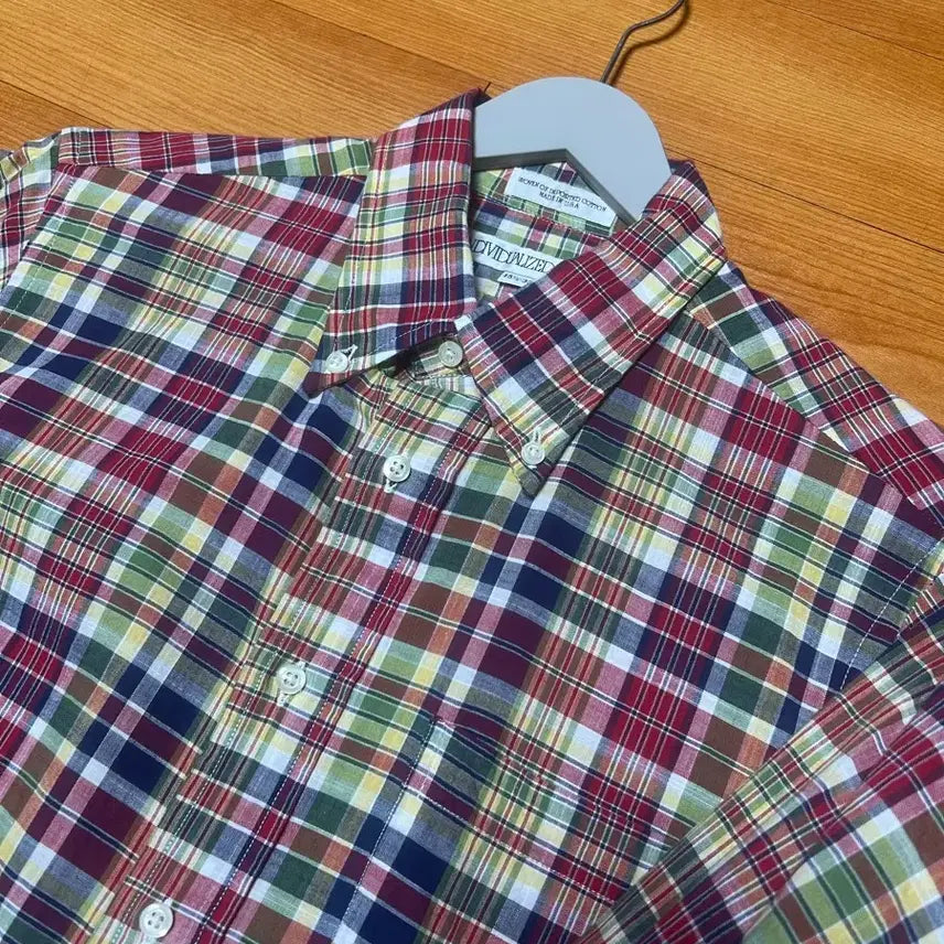 [BUNJANG] Individualized Madras Check Shirt / 인디비주얼라이즈드 셔츠 마드라스 체크 셔츠 15.5-33 (100)