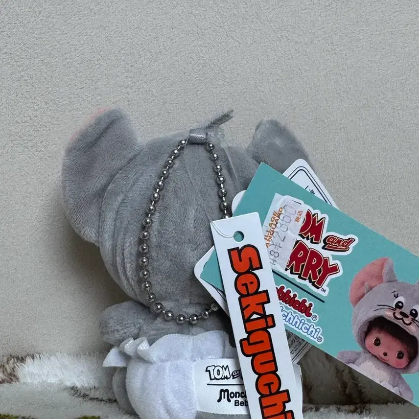 [BUNJANG] Monchhichi Baby Monchhichi x Tom and Jerry Keyring / 몬치치 베비치치 x 톰과제리 키링