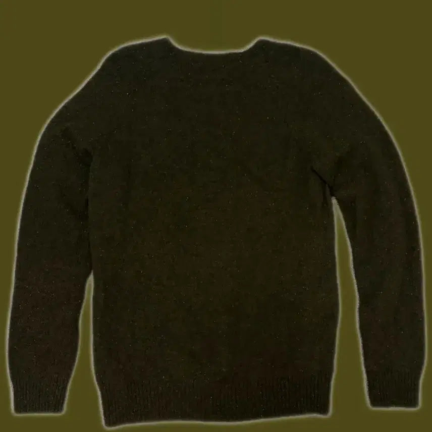 [BUNJANG] Lacoste Japan Nepps Wool Knit Khaki / 라코스테 재팬 네프사 울 니트 카키